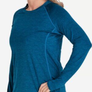 NRS  Silkweight Blue Long Sleeve Shirt XL Women's Baselayer UPF